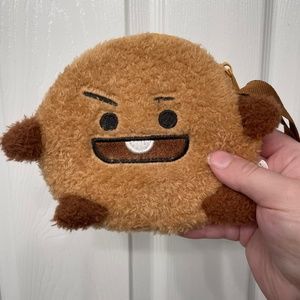 BTS/BT21 Shooky zip-up coin purse